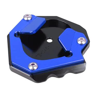 Imagem de Worldmotop Suporte de motocicleta para substituição de placa de suporte lateral para Yamaha XT1200Z XTZ1200 XT1200 Z Super Tenere 1200 200 2014-2020 Apoio para pés (azul)