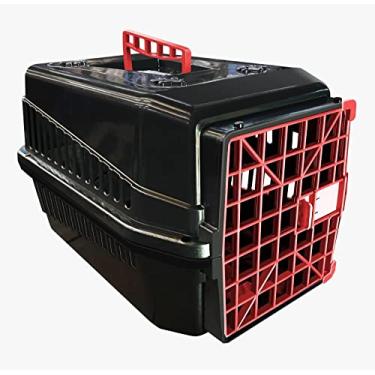 Imagem de Caixa De Transporte Black N4 Cachorro Gato Cão Cor:vermelho