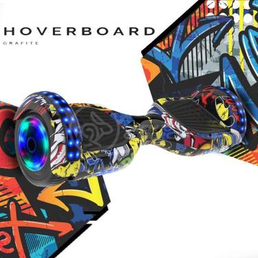 Imagem de Hoverboard Skate Elétrico Arte Urbana Bluetooth - Grafite