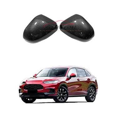 Imagem de GZBFTDH Tampas da tampa do espelho da porta do carro para acessórios Honda HR-V 2022, protetor de capas da alça lateral da retrovisor, peças externas automotivas estilo de decoração