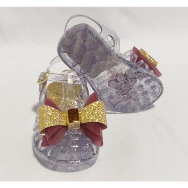Imagem de Sandália Baby Cristal Laço Infantil - Estrela Calçados