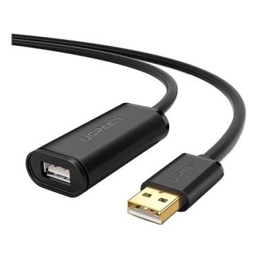 Imagem de Cabo Extensão Ativo Ugreen Usb 2.0 Macho p Fêmea 5 Metro