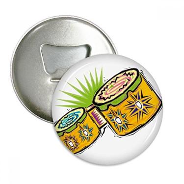 Imagem de Instrumento Mexicon Cultura Elemento Ilustração Abridor de Garrafas Imã de Geladeira Emblema Multifuncional