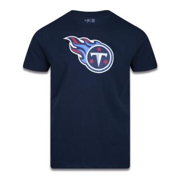 Imagem de Camiseta Plus Size Tennessee Titans Nfl Marinho Mescla Cinza New Era