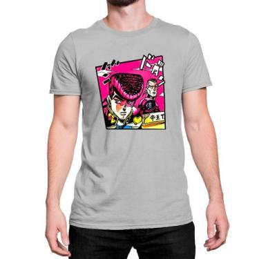 Imagem de Camiseta Jojo's Bizarre Adventure Rosa Pink Boys Algodão - Shap Life