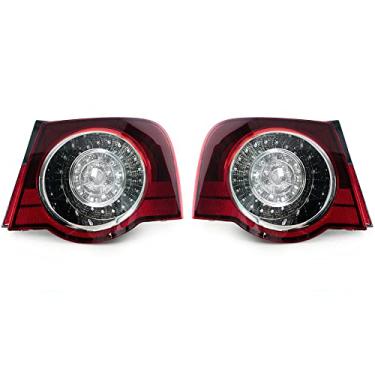 Imagem de JESYMBX Compatível com Volkswagen VW Passat B6 Sendan 2006-2011 Par externo de luz traseira DRL