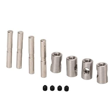 Imagem de Pinos de eixo RC, pinos de eixo de transmissão de aço durável com parafusos de conjunto para carro Traxxas Summit 1/10 RC