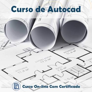 Imagem de Curso online em videoaula de AutoCAD 2013 com Certificado + 2 brindes