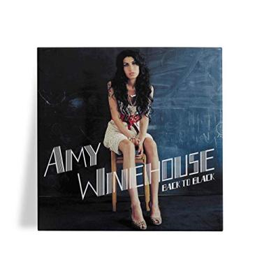 Imagem de Azulejo Decorativo Amy Winehouse Back to Black 15x15