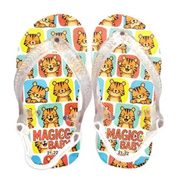 Imagem de Chinelo Menino Bebê Sandália Tigre Feliz Magicc Baby