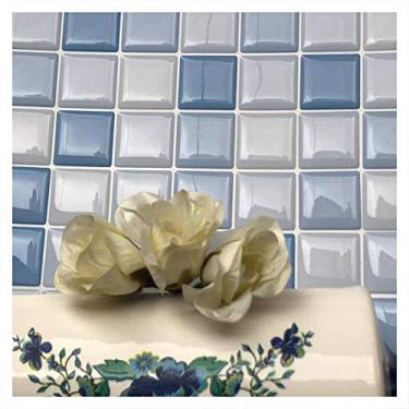 Imagem de Pastilha Adesiva Azul Claro Resinada Kit 4 Placas, Cromo Sign