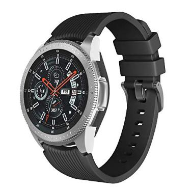 Imagem de Pulseira extra para Samsung Gear S3/ Galaxy Watch 46mm (Preto Rajado)