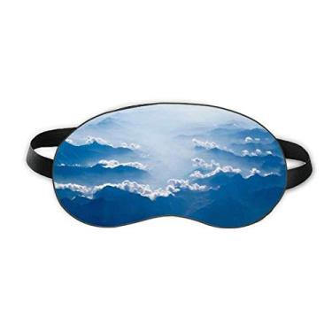 Imagem de Clouds Blue White Sky Sleep Eye Shield Soft Night Vlindfold Shade Cover