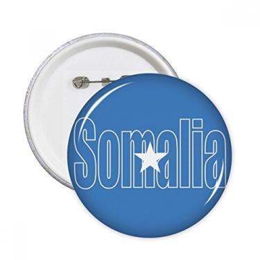 Imagem de Nome da bandeira do país da Somália, pinos redondos, emblema, decoração de roupas, 5 peças, presente