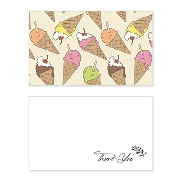 Imagem de Sorvete de chocolate, sorvete, cartão de agradecimento, aniversário, agradecimento de casamento