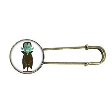 Imagem de Pingente de broche de metal retrô Fear Halloween Ghost Happy
