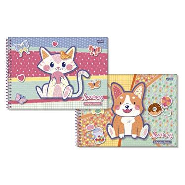 Imagem de Caderno Espiral 275X200Mm Capa Dura Cartografia 80Fls 04/Pt Sweetness Fsc