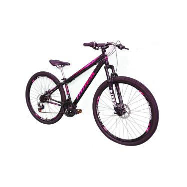 Imagem de Bicicleta Niner Quadro 15 Mountain Bike Aro 29 Freio à Disco 21 Velocidades TK3 Track Bikes Preto/Pink