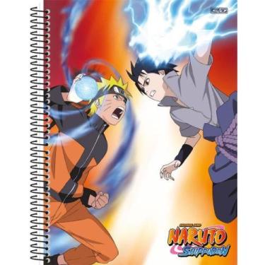 Imagem de Caderno Universitário Espiral Capa Dura 1 Matéria 80 Folhas Naruto D S