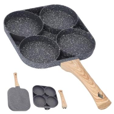 Imagem de Frigideira Antiaderente 4 Em 1 Panela 4 Ovos Hamburguer Bacon Hamburguer Panqueca Carne...