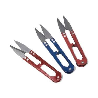 Imagem de LANMAX Kit 3 Tesouras de Arremate de Metal 11cm - TC-805 (10,6cm)