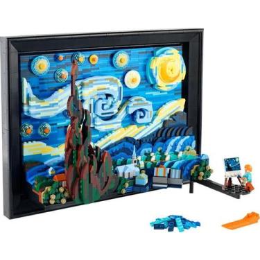 Imagem de Blocos De Montar - A Noite Estrelada - Vicente Van Gogh Lego Do Brasil