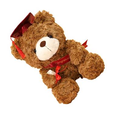Imagem de SOIMISS Boneca Dr. Urso Graduação Ursos Classe De 2023 Brinquedos De Animais Macios Urso De Formatura Do Jardim De Infância Pequeno Formatura De Urso Pelúcia Diplomado Suave Garota