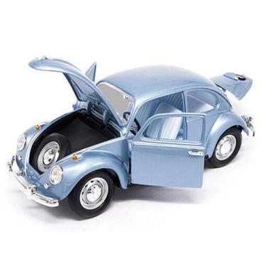 Imagem de Miniatura Volkswagen Fusca Beetle 1/43 Azul Lucky Models