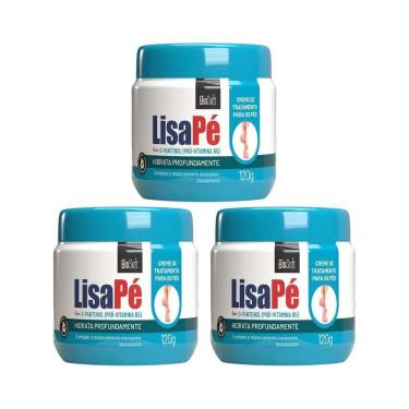 Imagem de Creme Para Os Pés Bio Soft 120G Hidrat D-Pantenol - Kit 3Un