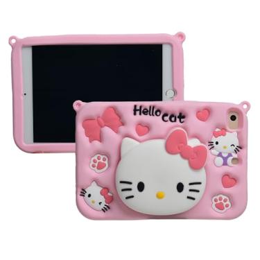 Imagem de Capa de desenho animado para iPad mini 1/2/3/4/5 7,9 polegadas, suporte de silicone macio MONEHOYSY [à prova de quedas, à prova de choque, antiderrapante] Capa traseira com suporte traseiro para