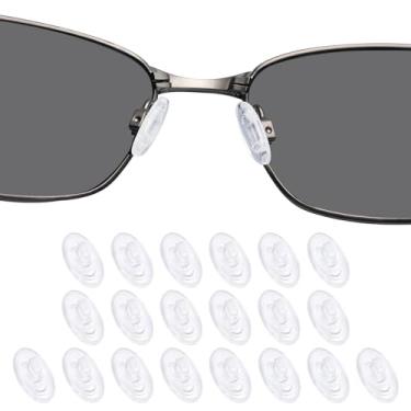 Imagem de DROGO 10 pares de almofadas de nariz de substituição de silicone macio para Oakley WireTap/Whisker/Crosshair 2.0 OO4044/Half Wire 2.0/placa de metal/liquidificador 6B óculos/óculos de sol,