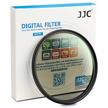 Imagem de JJC Filtro polarizador circular profissional de 49 mm HD 18 camadas CPL para Canon EOS R100 R50 R10 com kit de lentes RF-S 18-45 mm, M50 M6 Mark II M200 com kit de lentes EF-M 15-45 mm e outras lentes