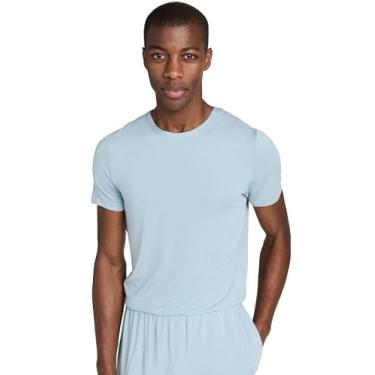 Imagem de Calvin Klein Camiseta masculina ultramacia, moderna, gola redonda, Arona, M