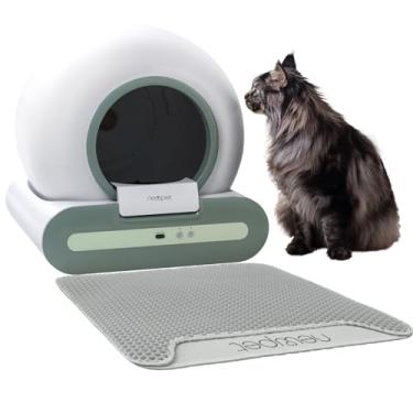 Imagem de Caixa de areia para gatos automática de 65L Caixa de areia autolimpante para vários gatos, caixa de areia para gatos com limpeza automática e controle de APP