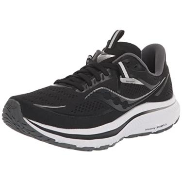 Imagem de Saucony Women's Omni 21 Running Shoe, Black/White, 5 Wide