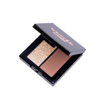 Imagem de Whats Up Beauty - Lattetude Eyeshadow Duo Deluxe Sample Talc Free Clean Cruelty Free Vegan Eye Makeup