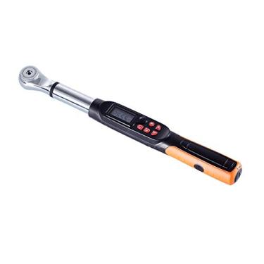 Imagem de SOLUDE Chave de torque digital ajustável de 1/5.1 cm com campainha e alarme de flash LED, ferramentas de medição de torque de precisão portáteis de 6,8 ~ 135 Nm, 5~30.3 m.-lb