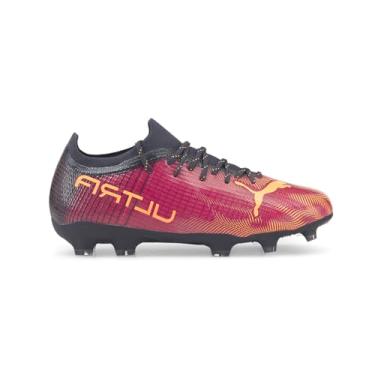 Imagem de PUMA Ultra 2.4 FG/AG Jr Soccer (Little Kid/Big Kid) Festival Fuchsia/Neon Citrus/Parisian Night 11 Little Kid M