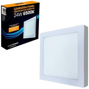 Imagem de Luminaria Painel Quadrado De Sobrepor Led 24W