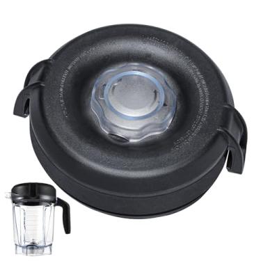 Imagem de Tampa de substituição para liquidificador Vitamix 1,8 g, recipientes de baixo perfil, tampa de substituição para liquidificador Vitamix Peças de reposição compatíveis com a série Vitamix Professional