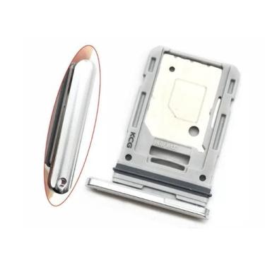 Imagem de Bandeja Gaveta Slot Chip Compatível Galaxy S20 FE, PRATA