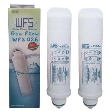 Imagem de Kit 2 Refil Filtro Para Purificador Água Midea Sensia E Liva - WFS