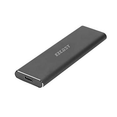 Imagem de Gabinete para disco rígido EZCast S8000 GEN2 M.2 NVME Gabinete SSD portátil PCI-e para USB 3.1 aplicável a 2230/2242/2260/2280 mm