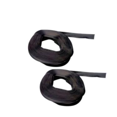 Imagem de  Testeiras de Borracha para Acabamento de Escada 3x70x3 Preto - Celpan