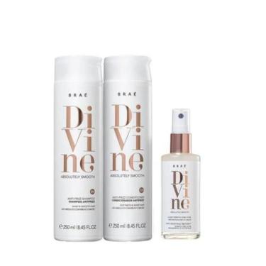Imagem de Brae Divine Shampoo+Condicionador 250ml+Queratina Liquida 60ml - BRAÉ