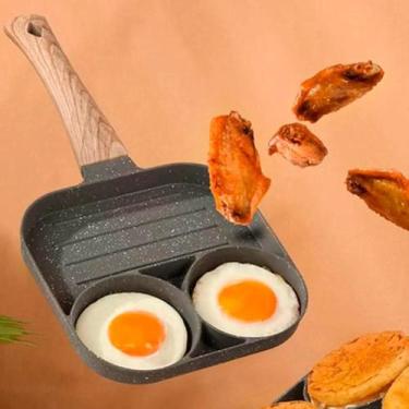 Imagem de Frigideira Sem Óleo Praticidade para Fritar 4 Ovos - RELET