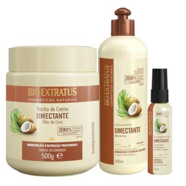 Imagem de Kit Umectante finalização e umectação 1 Banho 500ml 1 Finalizador 500m