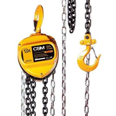 Imagem de TALHA MANUAL DE CORRENTE 1 TON 3m ELEV - CSM
