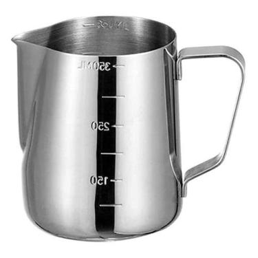 Imagem de Leiteira sem Tampa com Medidor em Aço Inox 350ml Mimo Style
