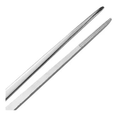 Imagem de Pinça Culinária Inox 30cm Profissional Chef Gastronomia Multiuso Empra